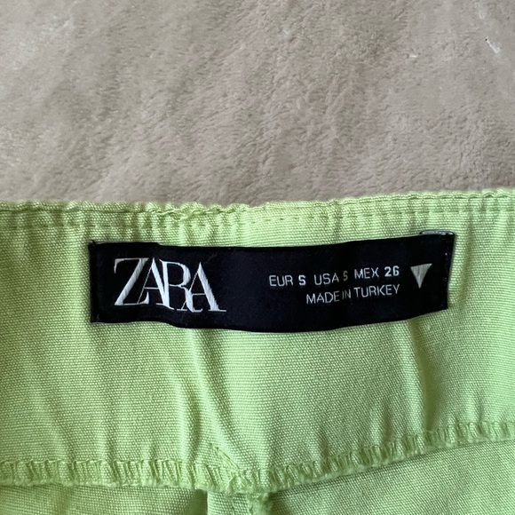 Zara Lime Green Crop Top - Picture 5 of 6